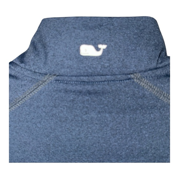 Vineyard Vines Jersey 1/4 Zip Hybrid Tech Performance Pullover Jacket Blue Sz S - Picture 4 of 7